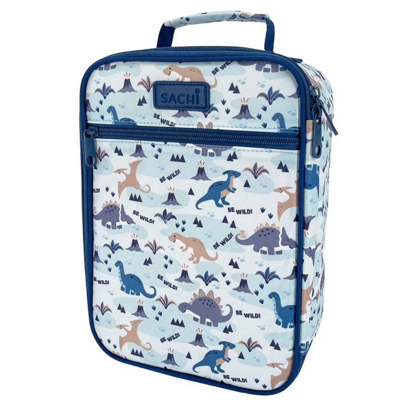 Sachi "style 225" insulated junior lunch tote - lunch bag - Dinosaur Land design.