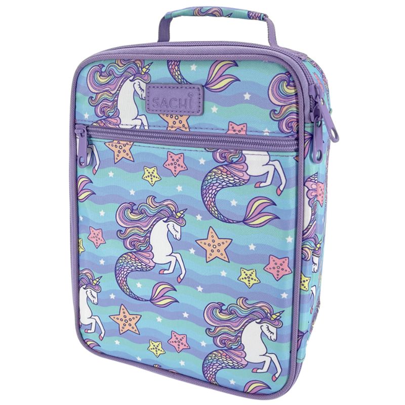 Sachi "style 225" insulated junior lunch tote - lunch bag - Mermaid Unicorn.