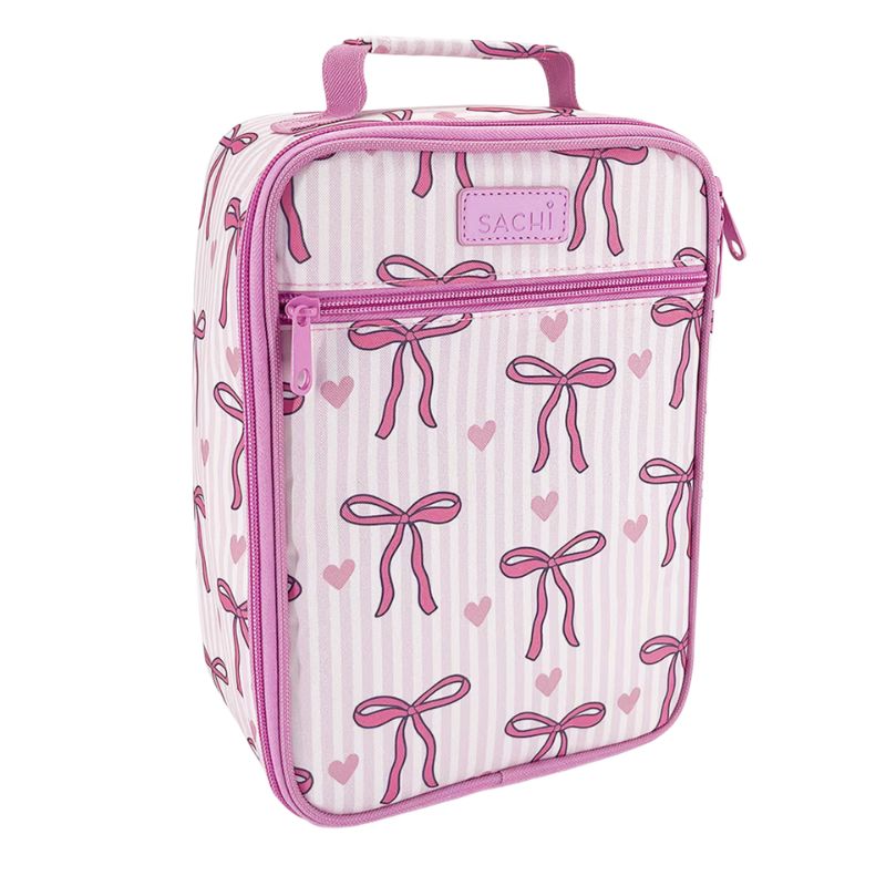 Sachi "style 225" insulated junior lunch tote - lunch bag - Bows & Hearts.