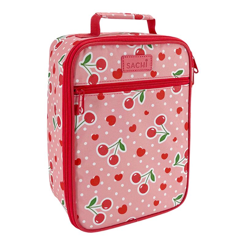 Sachi "style 225" insulated junior lunch tote - lunch bag - Cherry Crush.