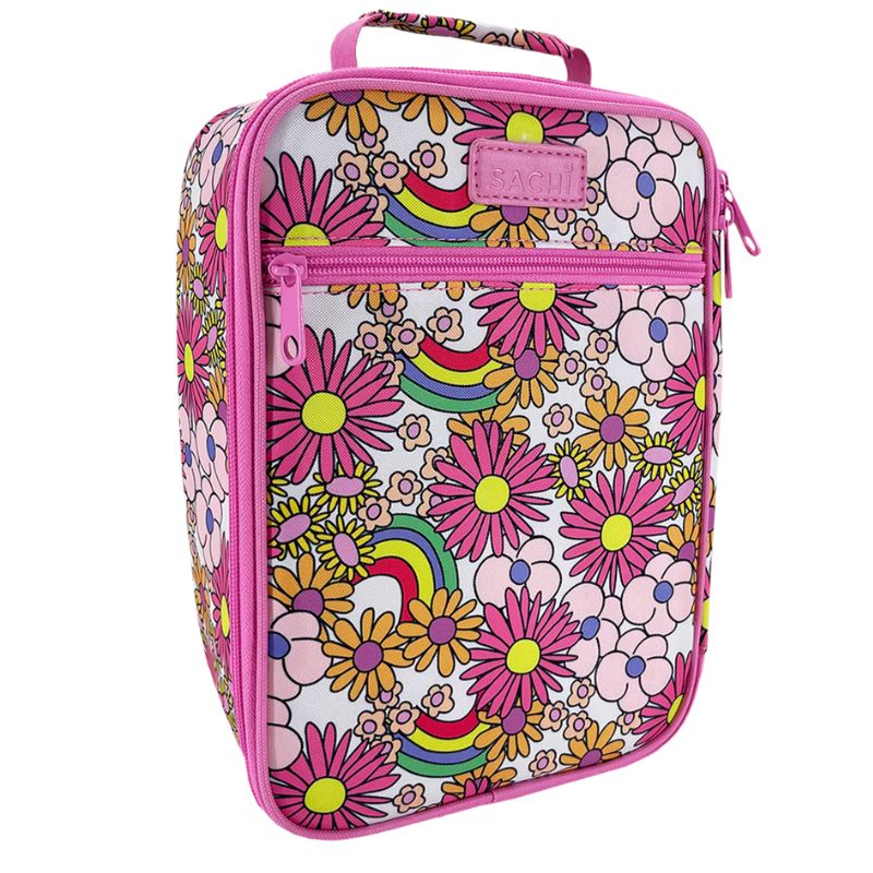 Sachi "style 225" insulated junior lunch tote - lunch bag - Flower Power.