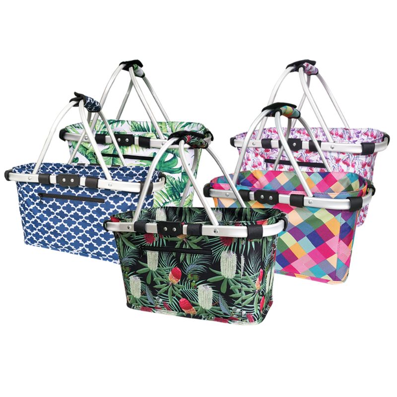 Sachi two handle carry shopping basket - mixed photo.