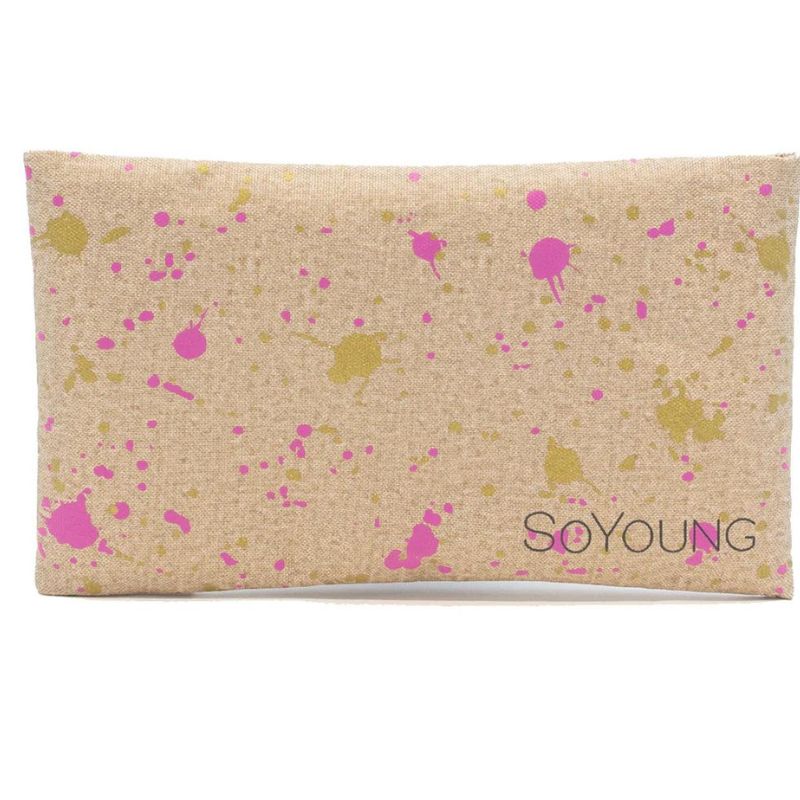 So Young Ice pack - Fuchsia and Gold Splatter.