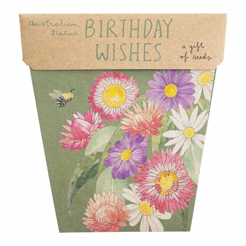 Sow 'n Sow gift of seed greeting cards - Birthday Wishes.
