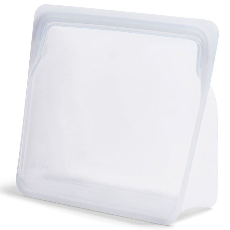 Stasher reusable silicone bag - stand up - mega 3.07L - Clear.