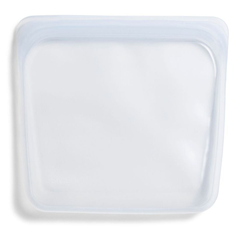 Stasher reusable silicone sandwich bag 828ml - Clear.
