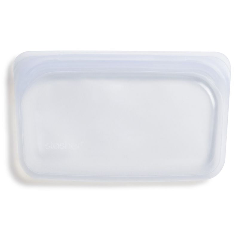 Stasher reusable silicone storage bag - 355ml (293 ml) - Clear.