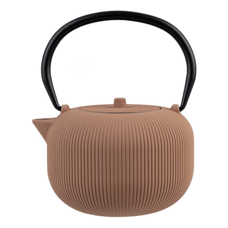 Teaology Japanese cast iron teapot - 700ml - Serenity - Sandstone.