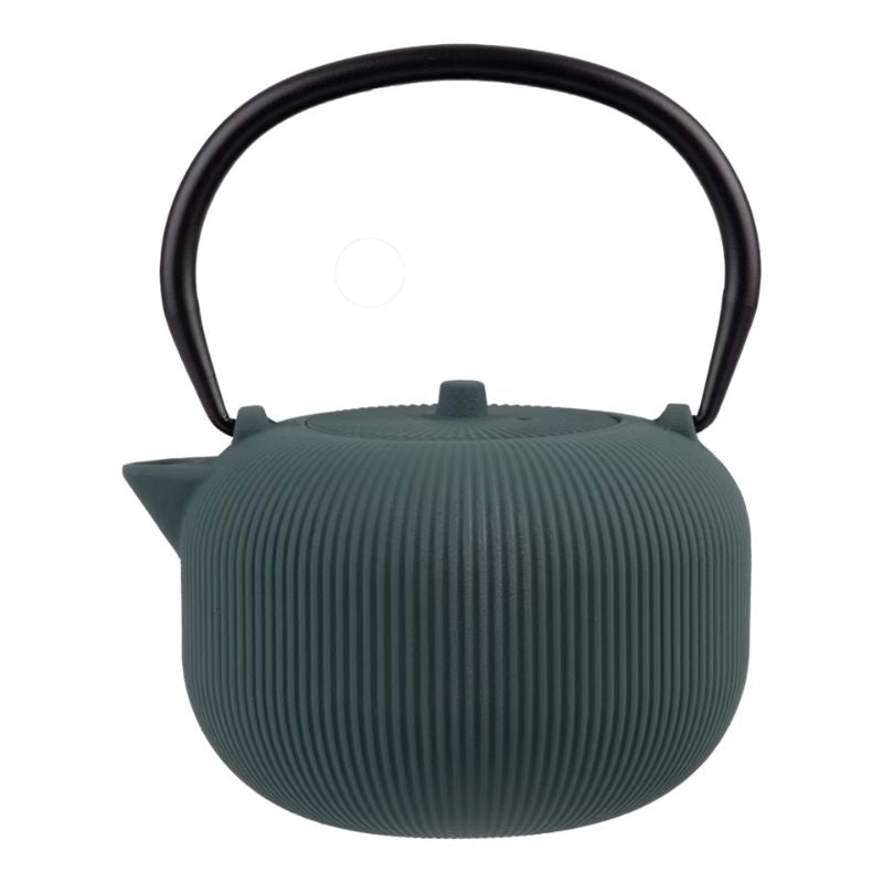 Teaology Japanese cast iron teapot - 700ml - Serenity - Teal.