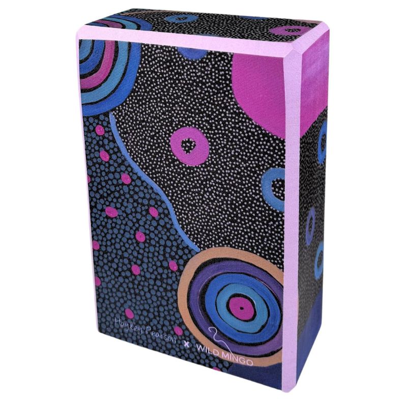 Wild Mingo Eco Yoga block - Oorunye design.