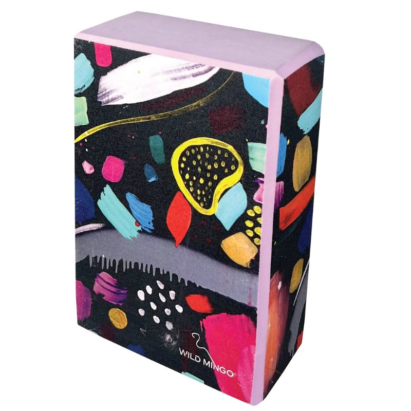 Wild Mingo Eco Yoga block - Wild One design.