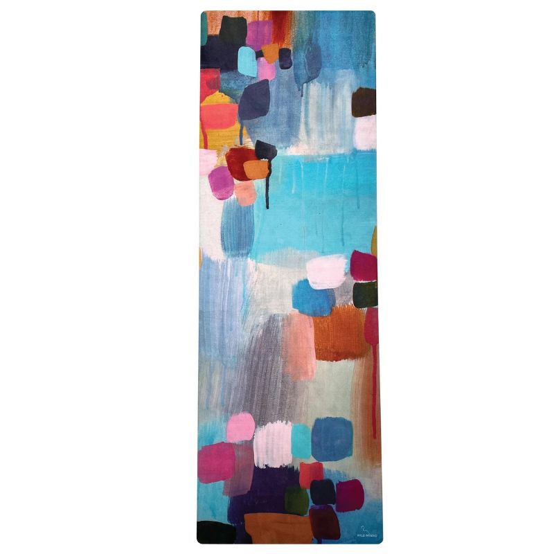 Wild Mingo Eco yoga washable workout mat - Dot design.