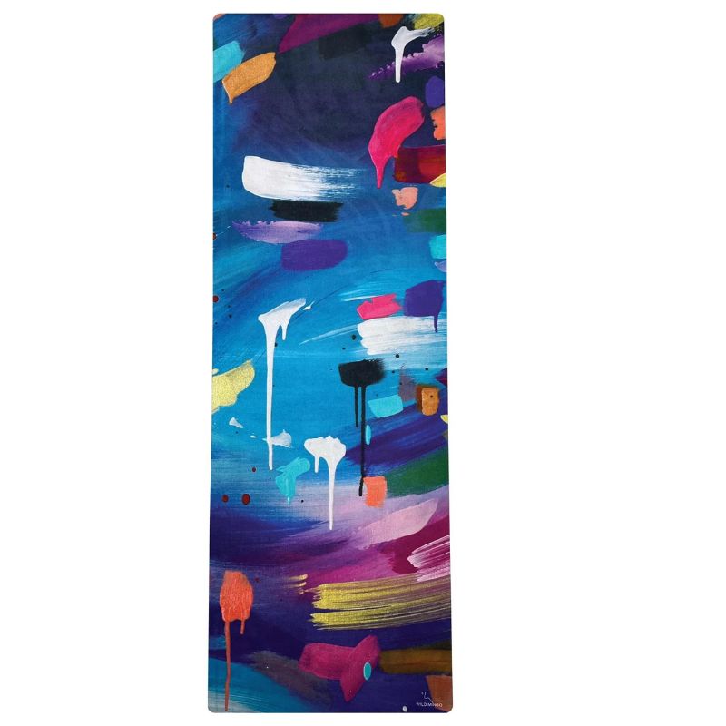 Wild Mingo Eco yoga washable workout mat - Swell design.