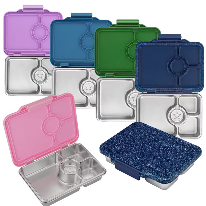 Yumbox Pret Stainless steel leak proof bento box - mix photo.