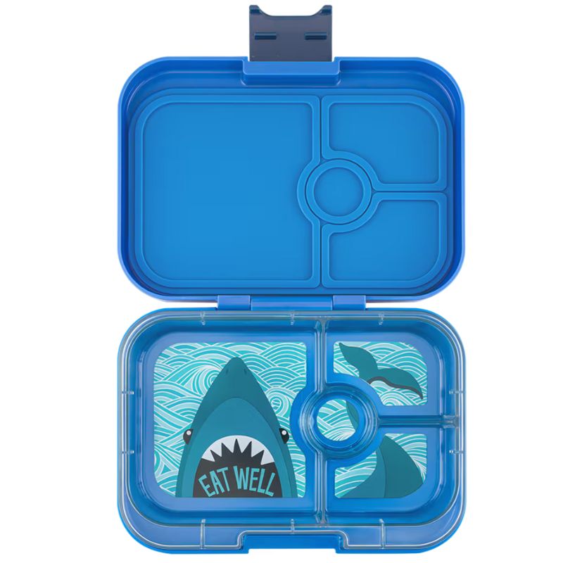 Yumbox Panino leak proof bento lunch box - Surf Blue Shark.