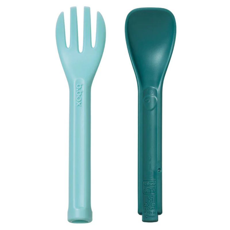 b.box lunch box cutlery - set of 2 x spoon and fork.