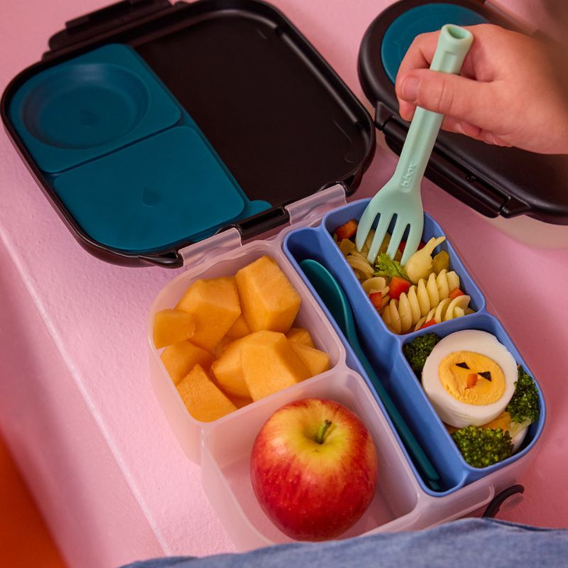 B.box silicone bento tray mini lunchbox - insert in lunch box with food. 