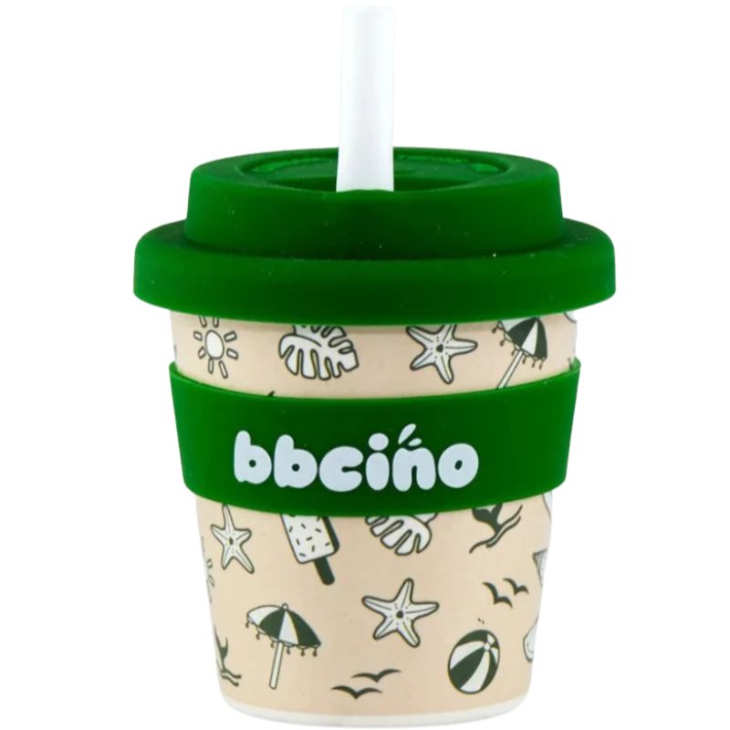 bbchino - Babychino and piccolo coffee reusable cups - 120ml - Beach Please.