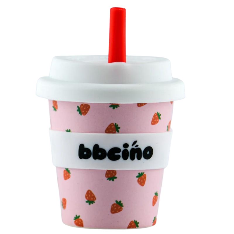 bbchino - Babychino and piccolo coffee reusable cups - 120ml - Berry BB.