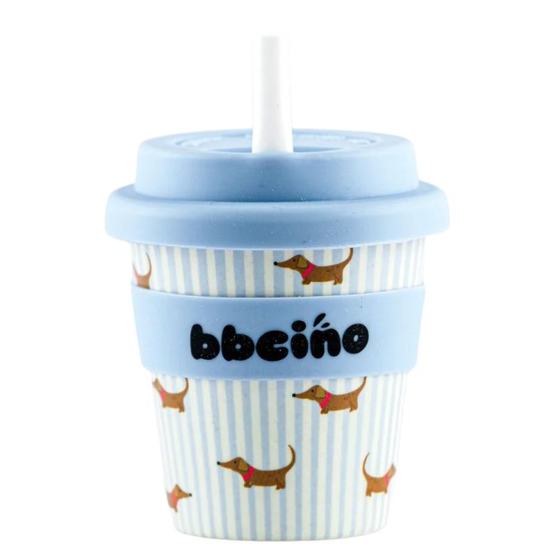 bbchino - Babychino and piccolo coffee reusable cups - 120ml - Dash in Blue.