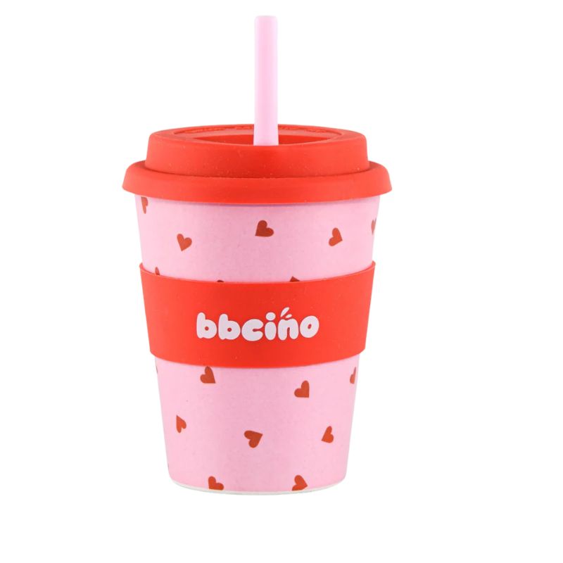 bbchino - Babychino and piccolo coffee reusable cups - 350ml - Sweetheart. 