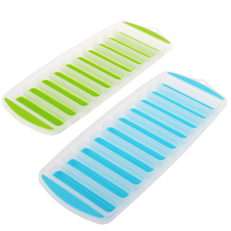 Appetito stick ice cube tray - easy release - set of 2 trays.