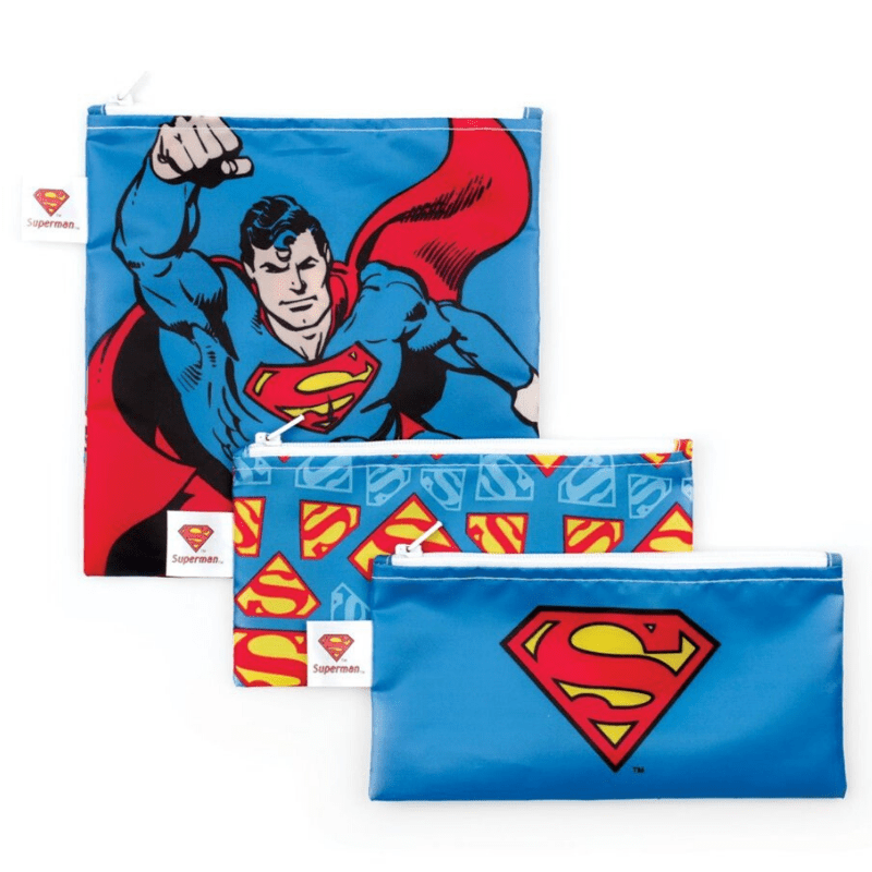    Bumkins-reusable-sandwich-and-snack-bags-Superman-design