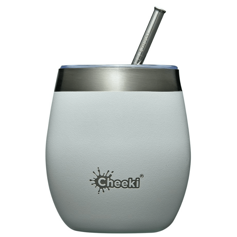 Cheeki insulated wine tumbler sippy cup 220ml Spirit White.