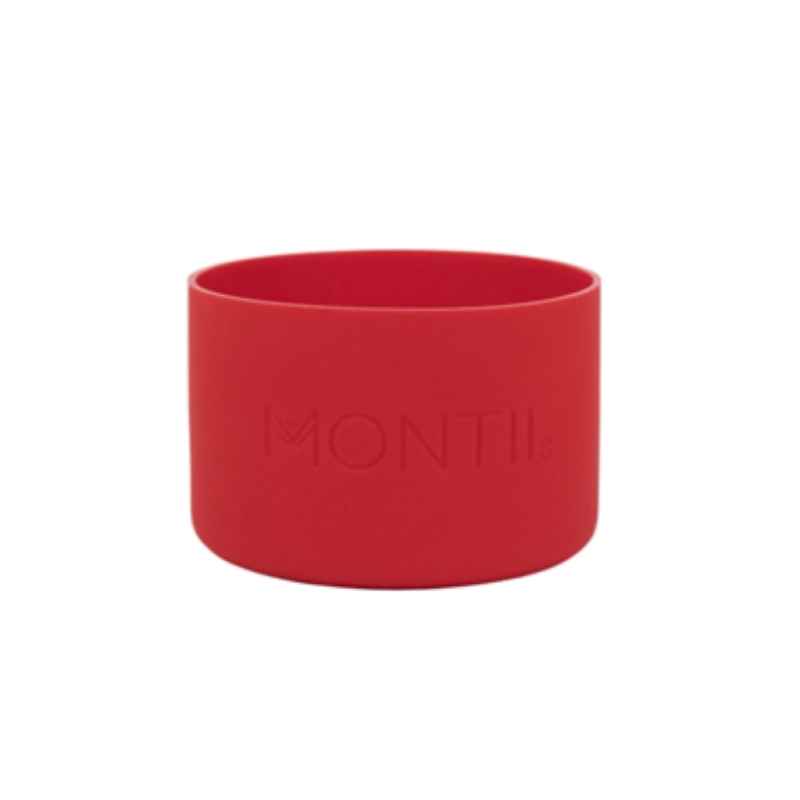  MontiiCo Silicone bumpers for mini and regular sized bottles - cherry