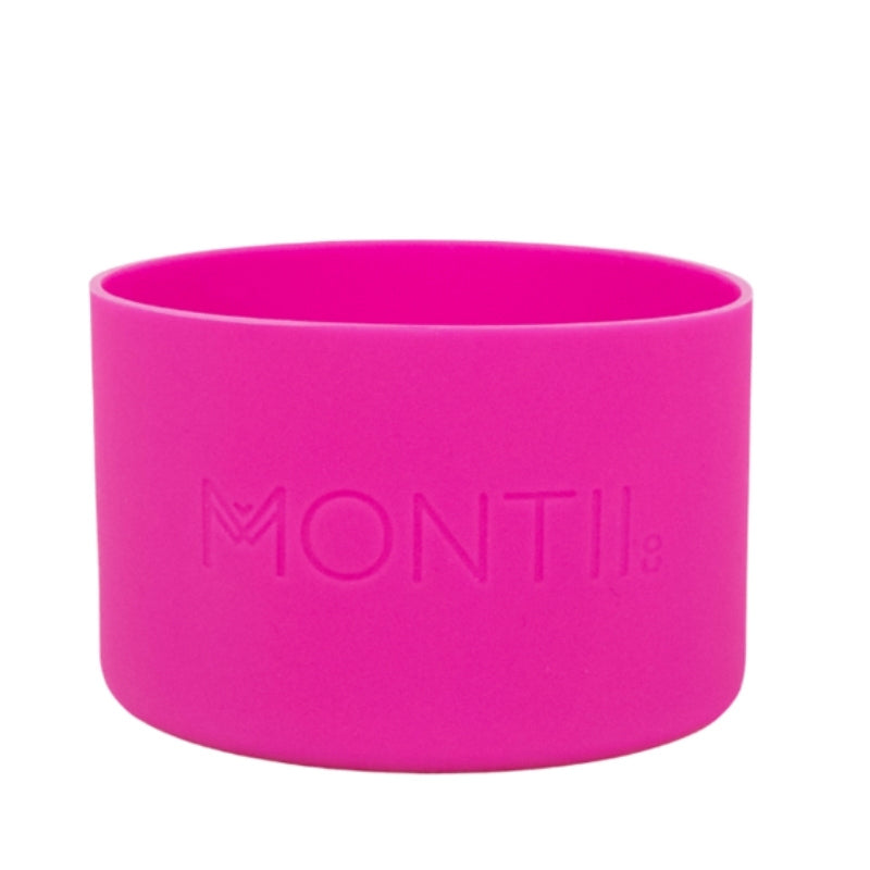 MontiiCo Silicone bumpers for mini and regular sized bottles - Pomegranate