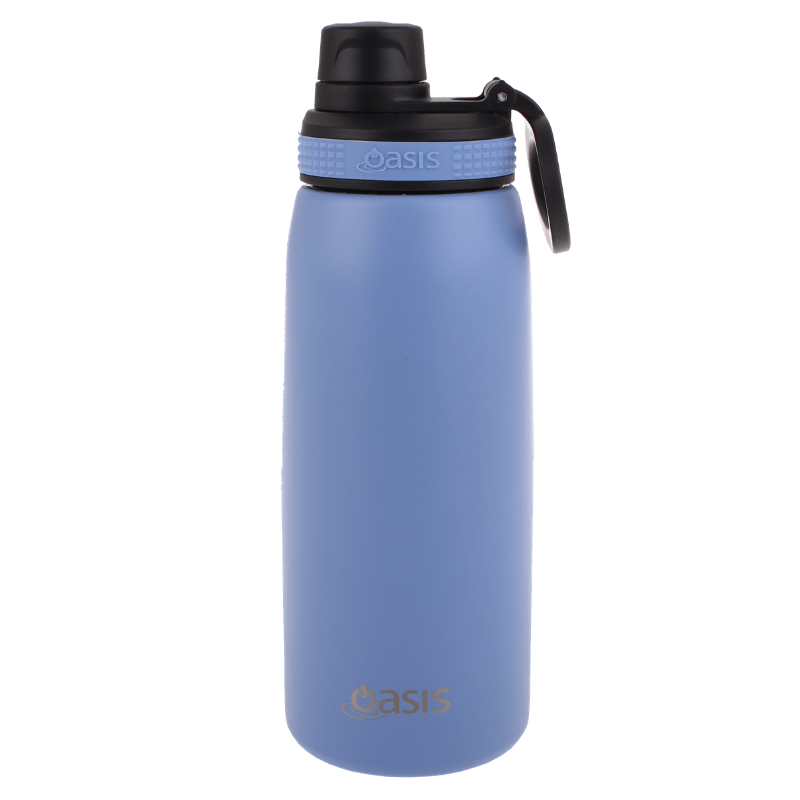 Oasis 780ml sports bottle double walled insulated stainless steel bottle with screw cap lid - Lilac.