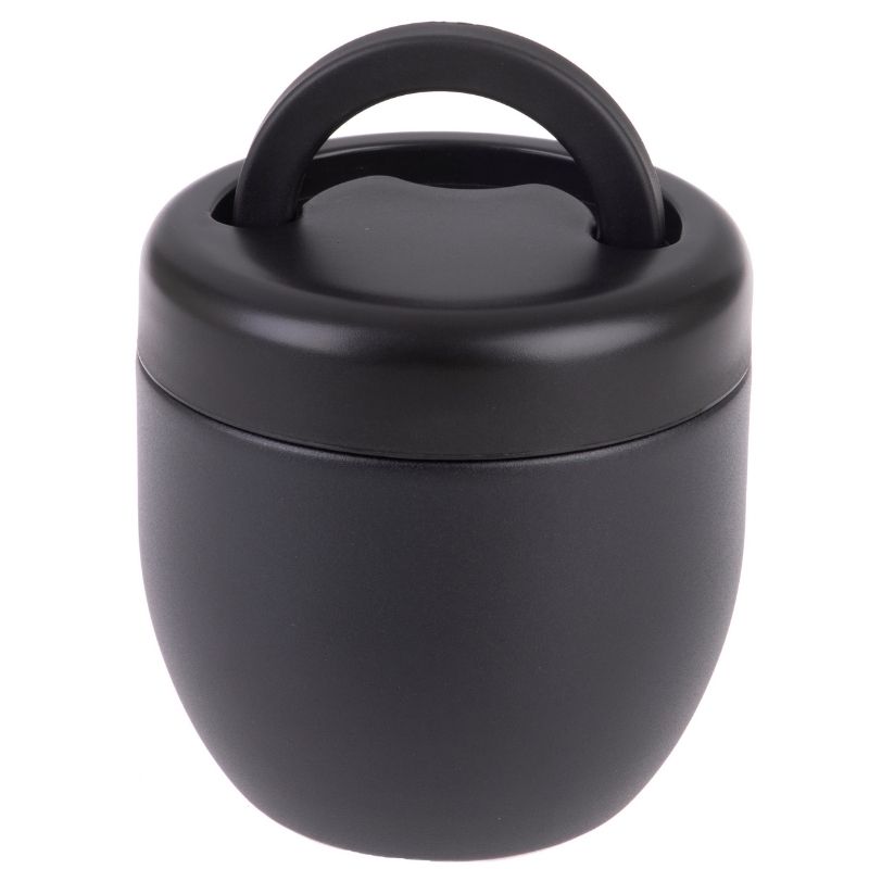 Oasis stainless steel insulated food pod jar - insulated thermos 470ml - Black.