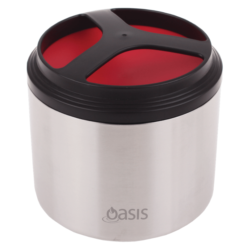 1L Oasis stainless steel vacuum insulated thermos food container - watermelon.