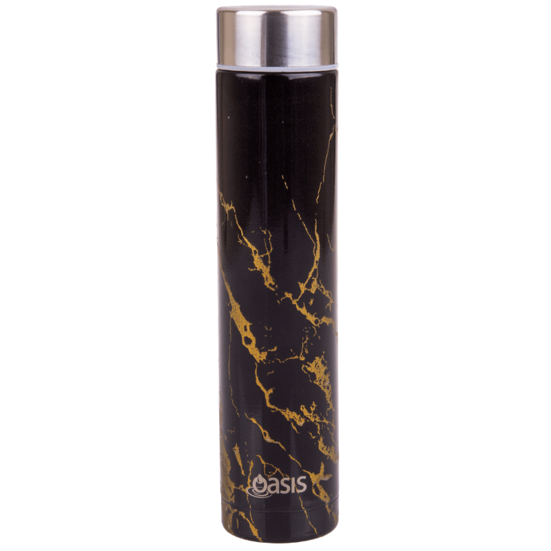 250ml Oasis Skinni Mini double walled insulated stainless steel drink bottle - Gold Onyx.