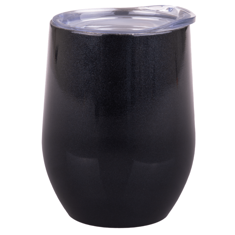330ml Oasis double walled wine sippy tumbler with lid - Midnight.