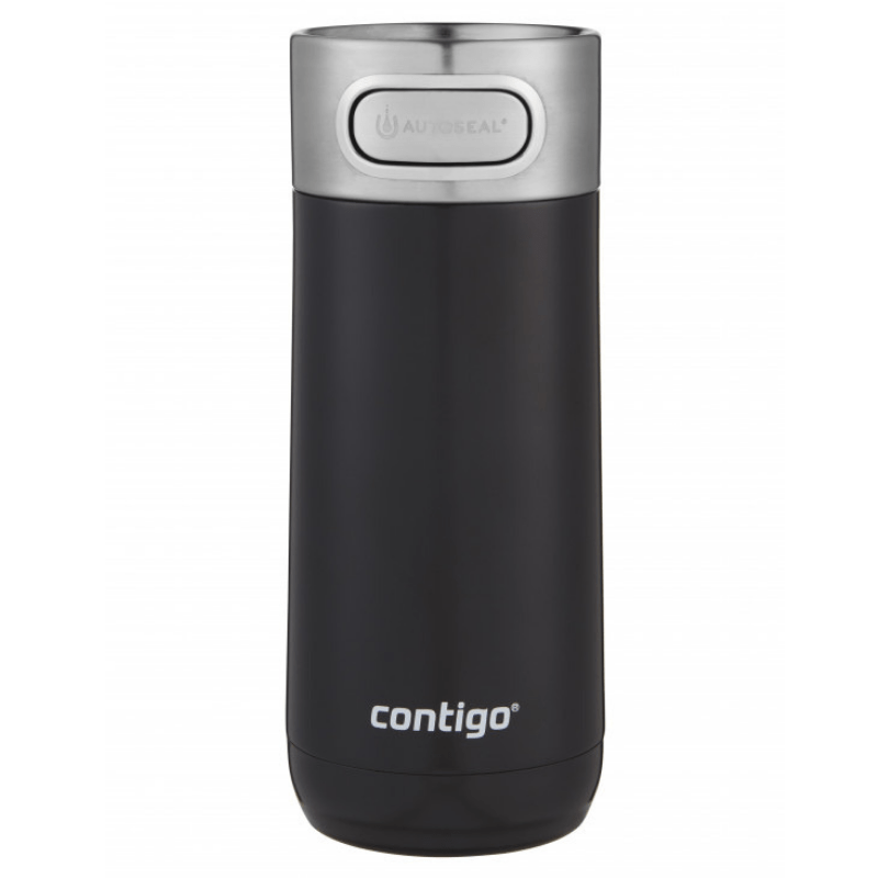 Contigo Luxe Autoseal insulated reusable coffee mug - 354ml - black.