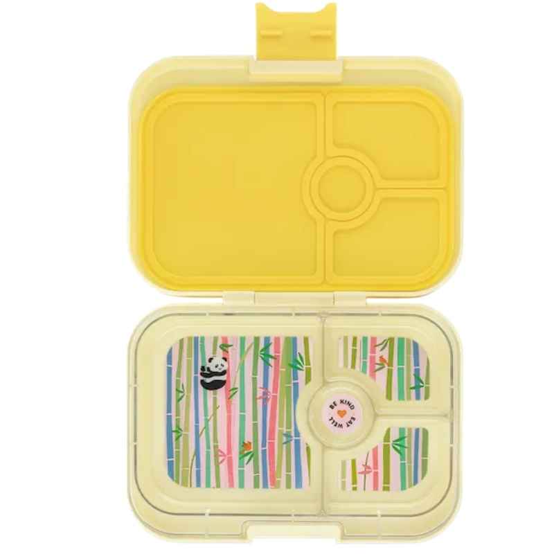 Yumbox Panino leak proof bento lunch box - Sunburst Yellow Panda.