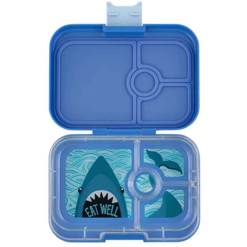 Yumbox Panino leak proof bento lunch box - True Blue Shark.