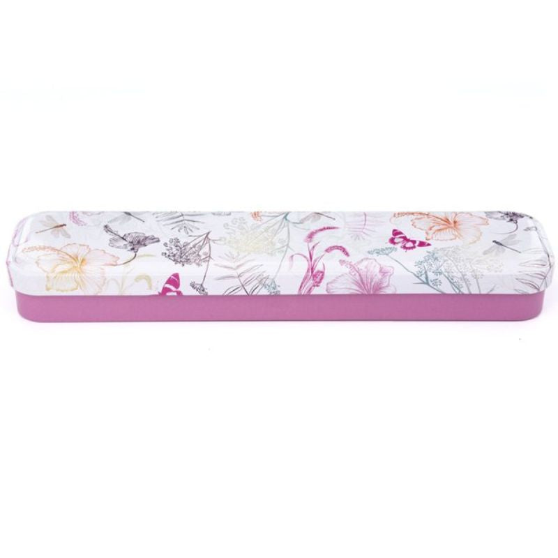 Retrokitchen Carry Your Cutlery case in Dragonflies design  - cutlery included.