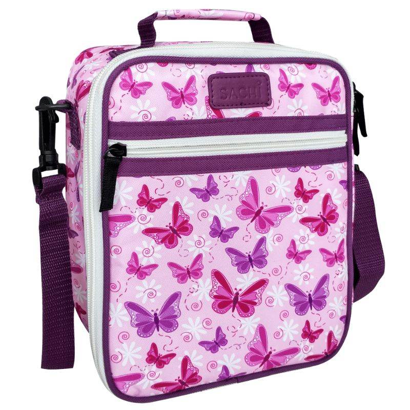 Sachi "style 225" insulated junior lunch tote - lunch bag - Butterflies design.