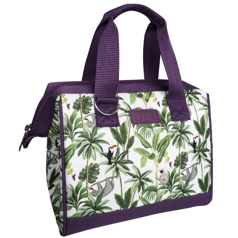 Sachi style 34 insulated lunch bag tote - Jungle Friends.
