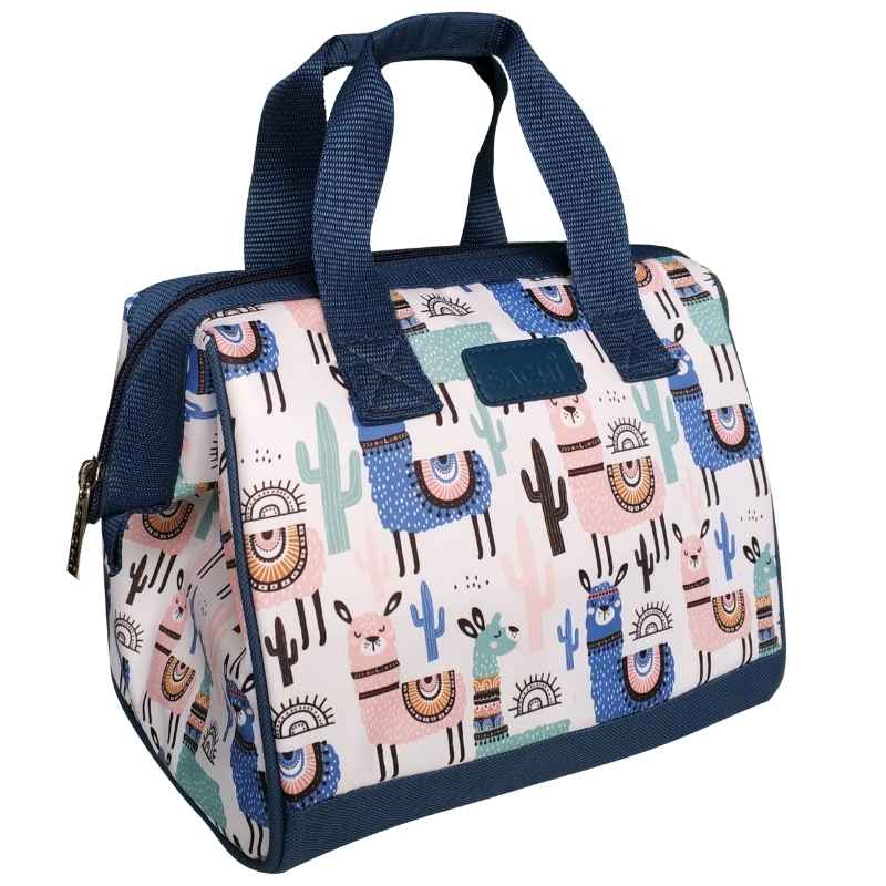 Sachi style 34 insulated lunch bag tote - Llamas. 