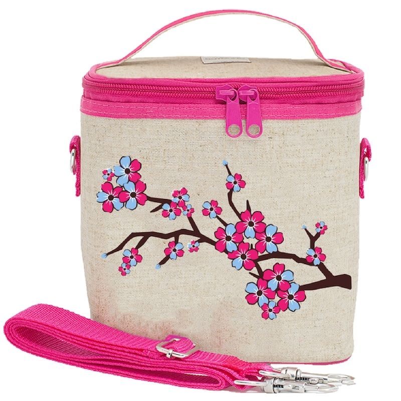    So-Young-insulated-cooler-bag-large-uncoated-cherry-blossom