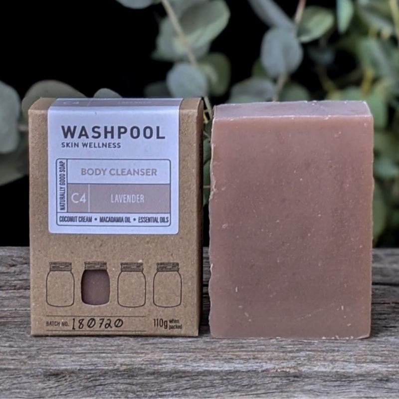 Natural handmade Coconut soap made by Washpool - C4 Lavender